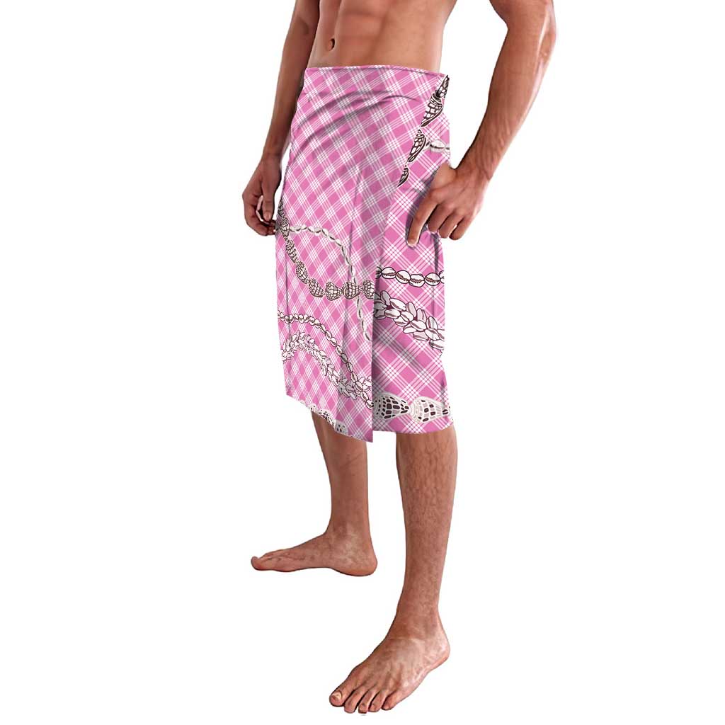 Pink Aloha Hawaii Shell Lei Lavalava Palaka Hebrew Cone Honey Cowrie Elegant Curves - Polynesian Pride