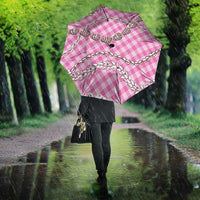 Pink Aloha Hawaii Shell Lei Umbrella Palaka Hebrew Cone Honey Cowrie Elegant Curves LT14 - Polynesian Pride