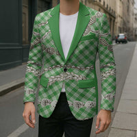 Green Aloha Hawaii Shell Lei Blazer Palaka Hebrew Cone Honey Cowrie Elegant Curves - Polynesian Pride