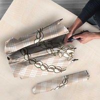Beige Aloha Hawaii Shell Lei Umbrella Palaka Hebrew Cone Honey Cowrie Elegant Curves LT14 - Polynesian Pride