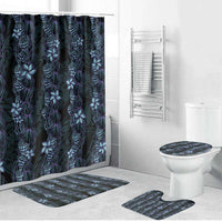 Purple Paradise Hawaii Shell Lei Bathroom Set Hawaiian Sunrise Shell Hebrew Cone Plumeria - Polynesian Pride