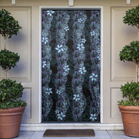 Purple Paradise Hawaii Shell Lei Door Cover Hawaiian Sunrise Shell Hebrew Cone Plumeria - Polynesian Pride