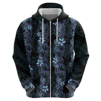 Purple Paradise Hawaii Shell Lei Hoodie Hawaiian Sunrise Shell Hebrew Cone Plumeria - Polynesian Pride