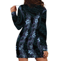 Purple Paradise Hawaii Shell Lei Hoodie Dress Hawaiian Sunrise Shell Hebrew Cone Plumeria LT14 - Polynesian Pride