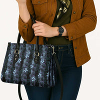 Purple Paradise Hawaii Shell Lei Leather Bag Hawaiian Sunrise Shell Hebrew Cone Plumeria - Polynesian Pride