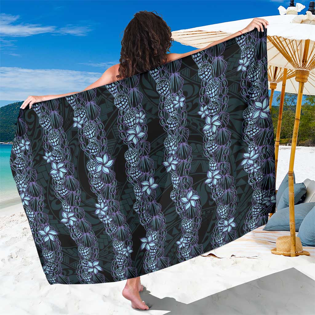 Purple Paradise Hawaii Shell Lei Sarong Hawaiian Sunrise Shell Hebrew Cone Plumeria - Polynesian Pride