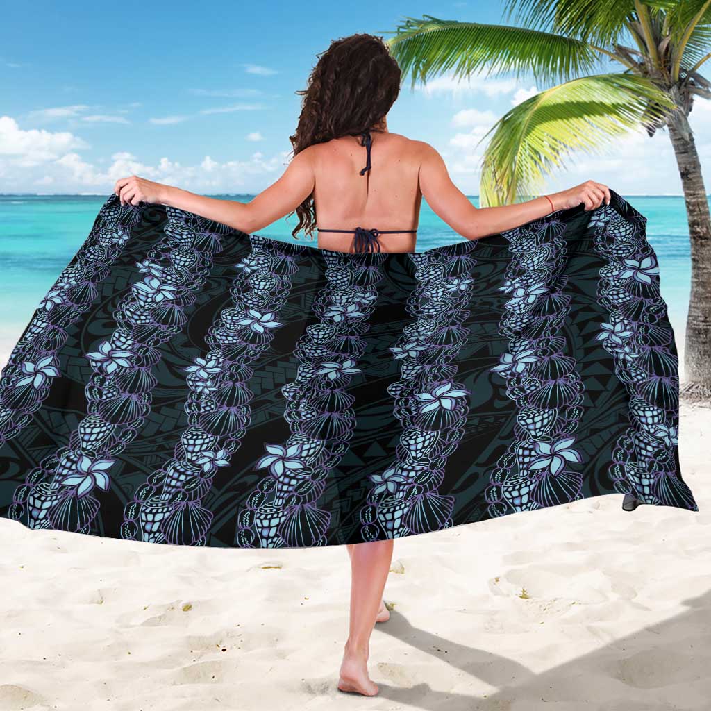 Purple Paradise Hawaii Shell Lei Sarong Hawaiian Sunrise Shell Hebrew Cone Plumeria - Polynesian Pride