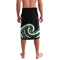 Koru Pounamu Aotearoa Lavalava Maori Paua Shell Mix Silver Fern LT14 - Polynesian Pride