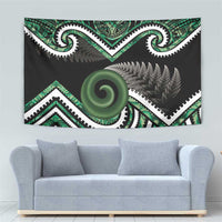 Koru Pounamu Aotearoa Tapestry Maori Paua Shell Mix Silver Fern LT14 - Polynesian Pride
