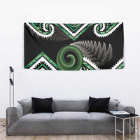 Koru Pounamu Aotearoa Tapestry Maori Paua Shell Mix Silver Fern LT14 - Polynesian Pride