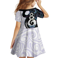 Aotearoa Pikorua Family Matching Off The Shoulder Long Sleeve Dress and Hawaiian Shirt NZ Twist - Bond And Love LT14 - Polynesian Pride
