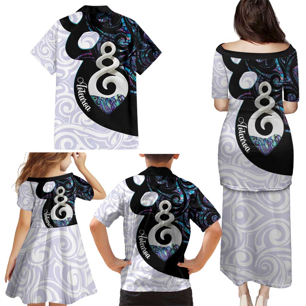 Aotearoa Pikorua Family Matching Puletasi and Hawaiian Shirt NZ Twist - Bond And Love LT14 - Polynesian Pride