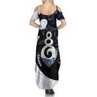 Aotearoa Pikorua Family Matching Summer Maxi Dress and Hawaiian Shirt NZ Twist - Bond And Love LT14 - Polynesian Pride
