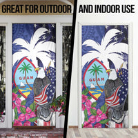 United States Guam Door Cover USA Eagle Guahan Seal Bougainvillea LT14 - Polynesian Pride