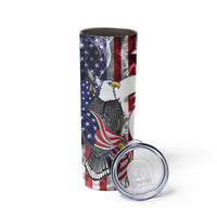 United States Guam Skinny Tumbler USA Eagle Guahan Seal Bougainvillea LT14 - Polynesian Pride
