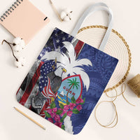United States Guam Tote Bag USA Eagle Guahan Seal Bougainvillea - Polynesian Pride