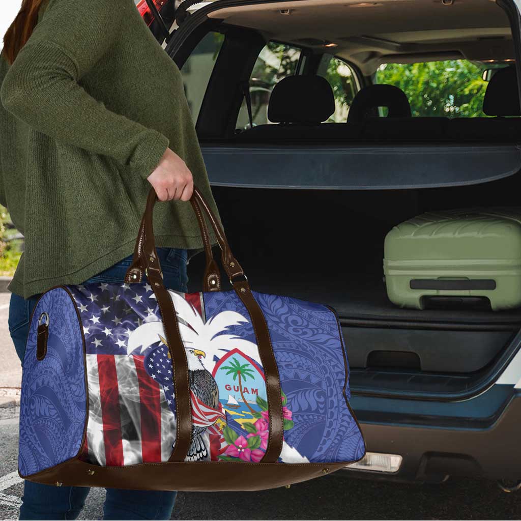 United States Guam Travel Bag USA Eagle Guahan Seal Bougainvillea LT14 - Polynesian Pride