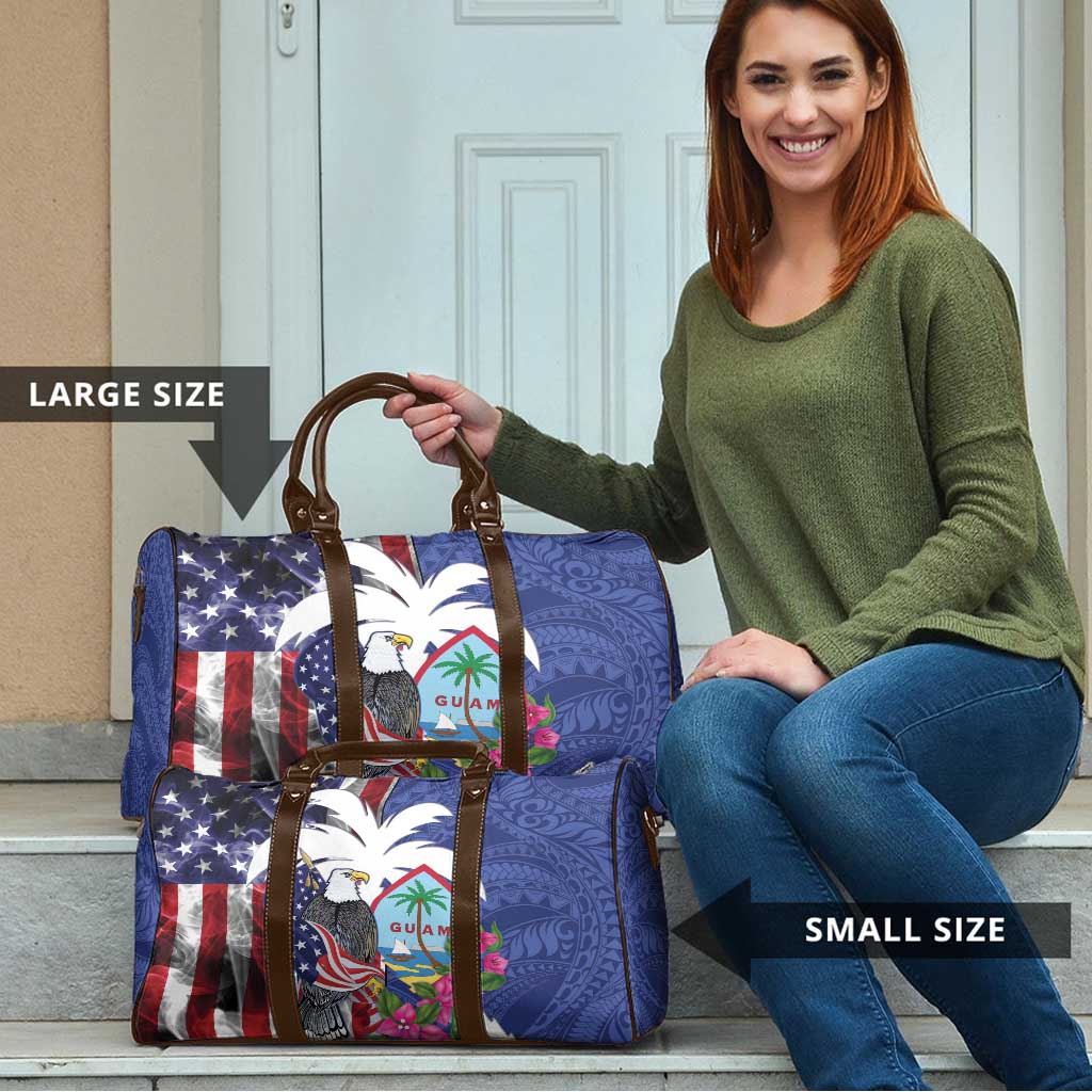 United States Guam Travel Bag USA Eagle Guahan Seal Bougainvillea LT14 - Polynesian Pride