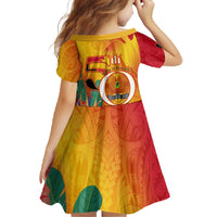 Papua New Guinea Independence Day Family Matching Off The Shoulder Long Sleeve Dress and Hawaiian Shirt 50th Anniversary Unity in Diversity LT14 - Polynesian Pride