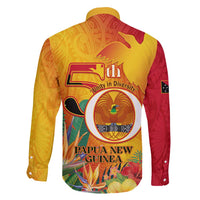 Papua New Guinea Independence Day Family Matching Off Shoulder Maxi Dress and Hawaiian Shirt 50th Anniversary Unity in Diversity LT14 - Polynesian Pride
