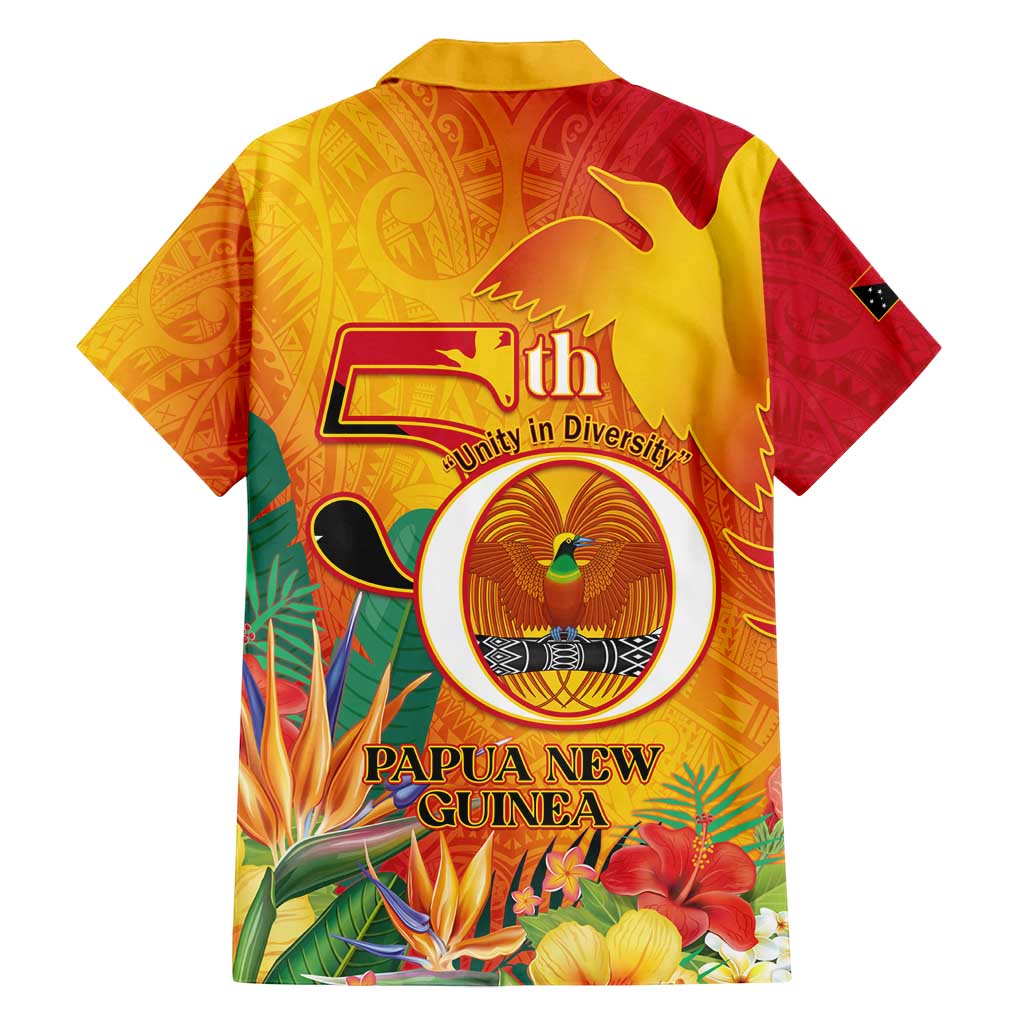 Papua New Guinea Independence Day Family Matching Puletasi and Hawaiian Shirt 50th Anniversary Unity in Diversity LT14 - Polynesian Pride