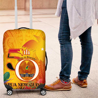 Papua New Guinea Independence Day Luggage Cover 50th Anniversary Unity in Diversity LT14 Red - Polynesian Pride