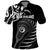 Personalised New Zealand Silver Fern Lacrosse Polo Shirt Aotearoa Maori Pattern