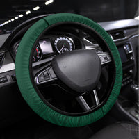 New Zealand And South Africa Rugby Steering Wheel Cover 2024 All Black Springboks Mascots Together LT14 Universal Fit Green - Polynesian Pride