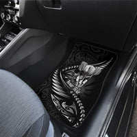 Personalised All Black New Zealand Darts Car Mats Aoteroa Fern Maori Galaxy Style LT14 - Polynesian Pride