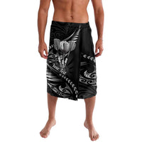 Personalised All Black New Zealand Darts Lavalava Aoteroa Fern Maori Galaxy Style LT14 Black - Polynesian Pride