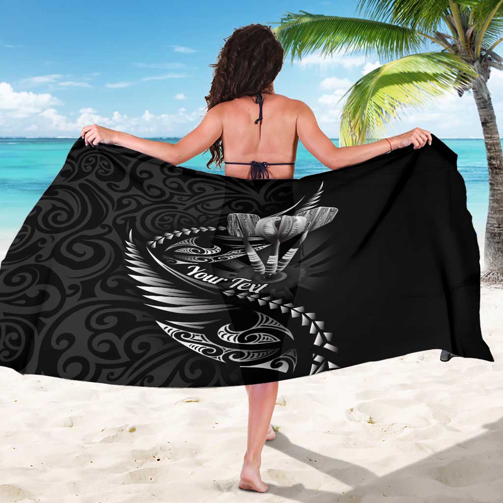 Personalised All Black New Zealand Darts Sarong Aoteroa Fern Maori Galaxy Style LT14 - Polynesian Pride