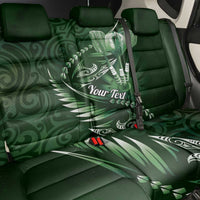 Personalised All Green New Zealand Darts Back Car Seat Cover Aoteroa Fern Maori Galaxy Style LT14 - Polynesian Pride