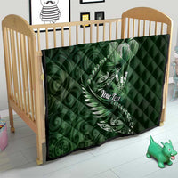 Personalised All Green New Zealand Darts Quilt Aoteroa Fern Maori Galaxy Style LT14 - Polynesian Pride
