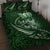 Personalised All Green New Zealand Darts Quilt Bed Set Aoteroa Fern Maori Galaxy Style