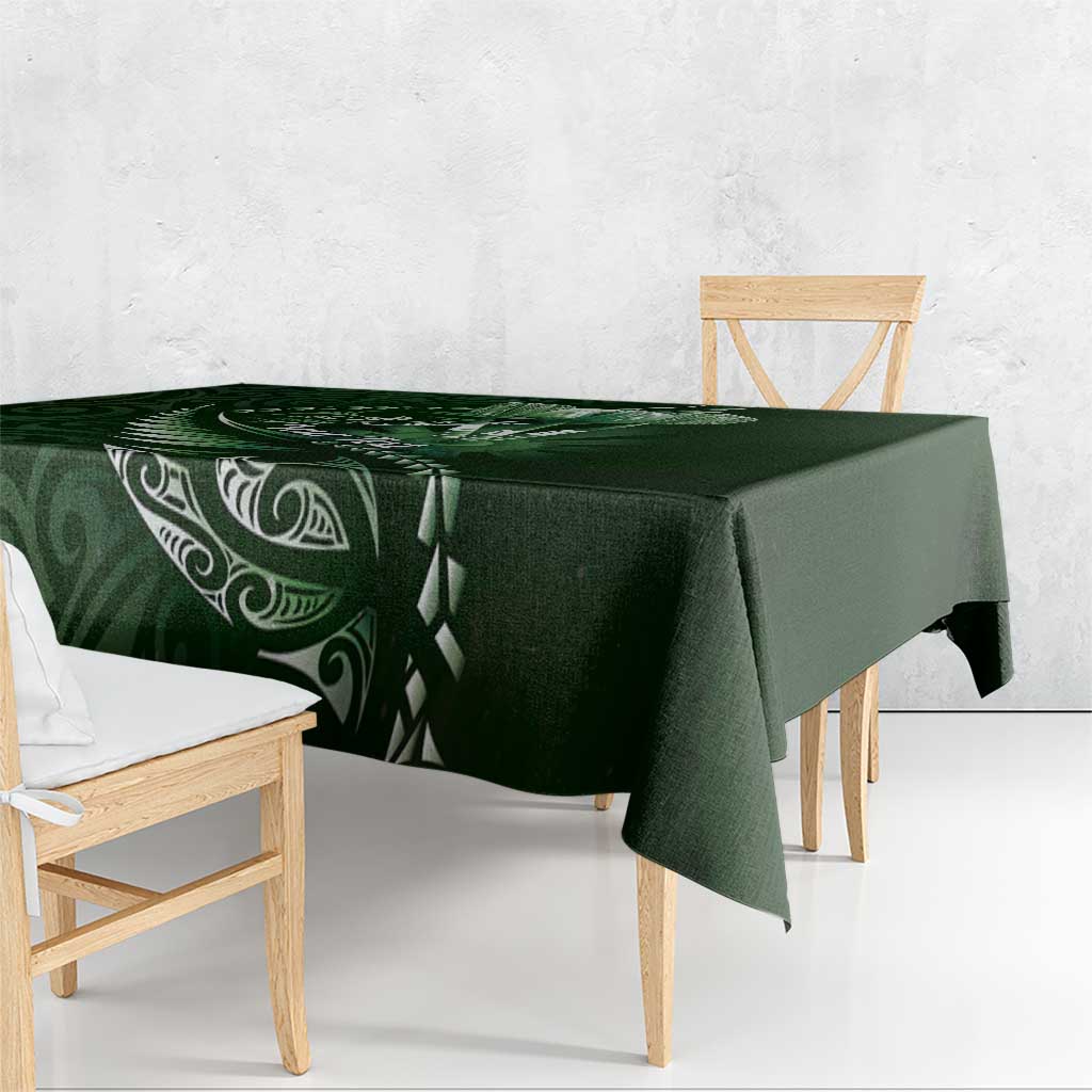 Personalised All Green New Zealand Darts Tablecloth Aoteroa Fern Maori Galaxy Style LT14 - Polynesian Pride