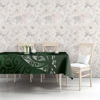 Personalised All Green New Zealand Darts Tablecloth Aoteroa Fern Maori Galaxy Style LT14 - Polynesian Pride