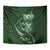 Personalised All Green New Zealand Darts Tapestry Aoteroa Fern Maori Galaxy Style