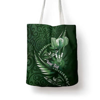 Personalised All Green New Zealand Darts Tote Bag Aoteroa Fern Maori Galaxy Style - Polynesian Pride