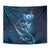 Personalised All Blue New Zealand Darts Tapestry Aoteroa Fern Maori Galaxy Style