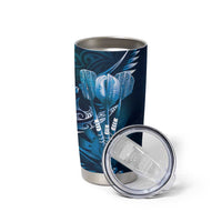 All Blue New Zealand Darts Tumbler Cup Aoteroa Fern Maori Galaxy Style LT14 - Polynesian Pride