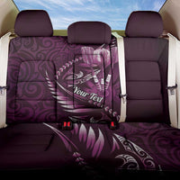 Personalised All Pink New Zealand Darts Back Car Seat Cover Aoteroa Fern Maori Galaxy Style LT14 One Size Pink - Polynesian Pride