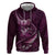 Personalised All Pink New Zealand Darts Hoodie Aoteroa Fern Maori Galaxy Style