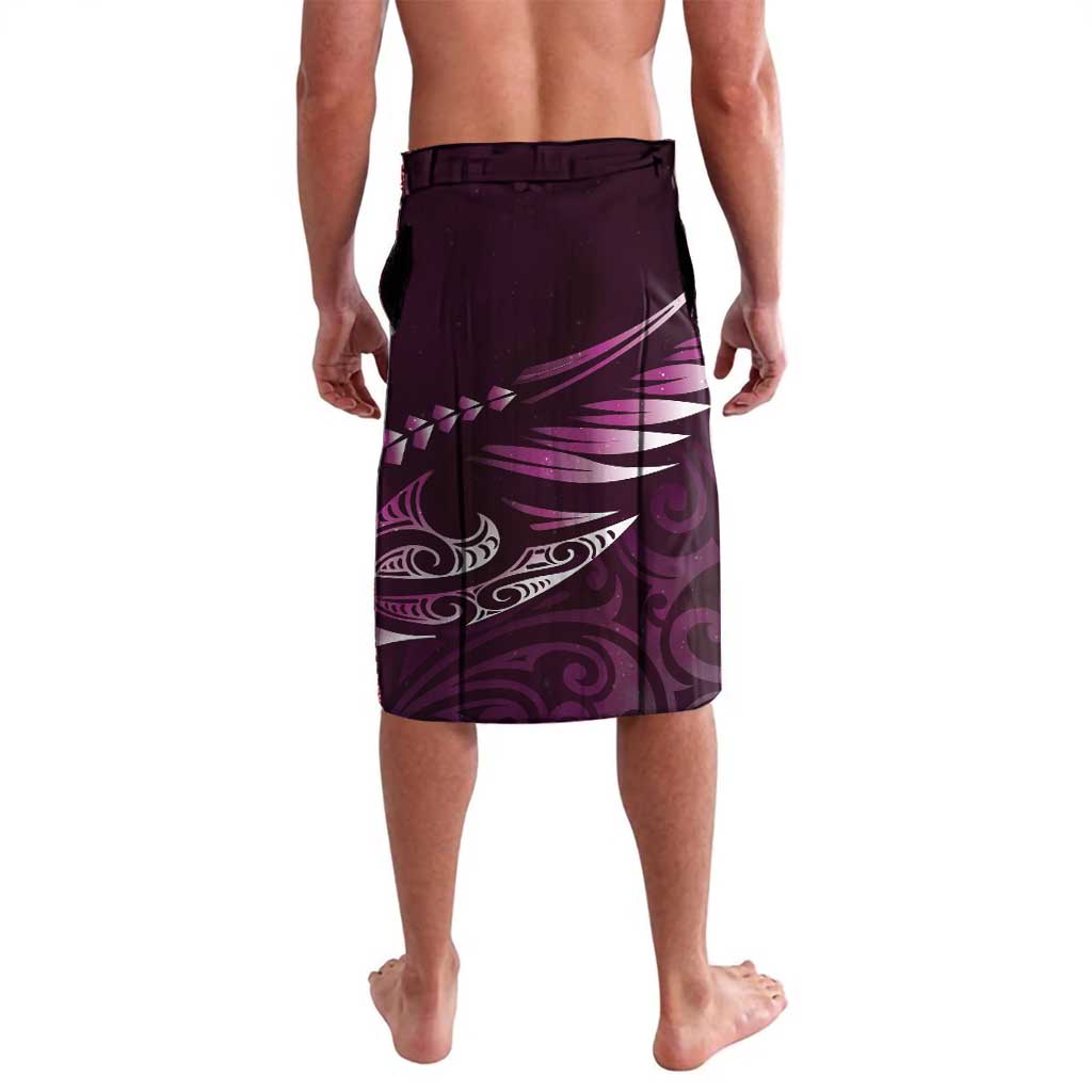 Personalised All Pink New Zealand Darts Lavalava Aoteroa Fern Maori Galaxy Style LT14 - Polynesian Pride
