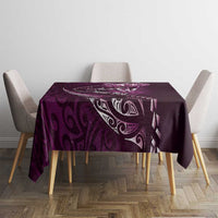 Personalised All Pink New Zealand Darts Tablecloth Aoteroa Fern Maori Galaxy Style LT14 - Polynesian Pride