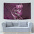 Personalised All Pink New Zealand Darts Tapestry Aoteroa Fern Maori Galaxy Style