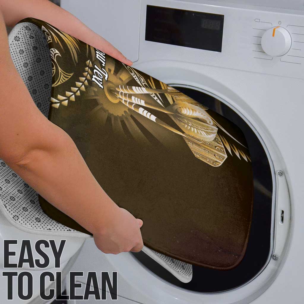 Personalised All Gold New Zealand Darts Bathroom Set Aoteroa Fern Maori Galaxy Style - Polynesian Pride