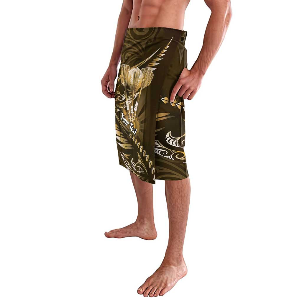 Personalised All Gold New Zealand Darts Lavalava Aoteroa Fern Maori Galaxy Style LT14 - Polynesian Pride