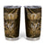 All Gold New Zealand Darts Tumbler Cup Aoteroa Fern Maori Galaxy Style