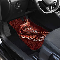 Personalised All Red New Zealand Darts Car Mats Aoteroa Fern Maori Galaxy Style LT14 - Polynesian Pride