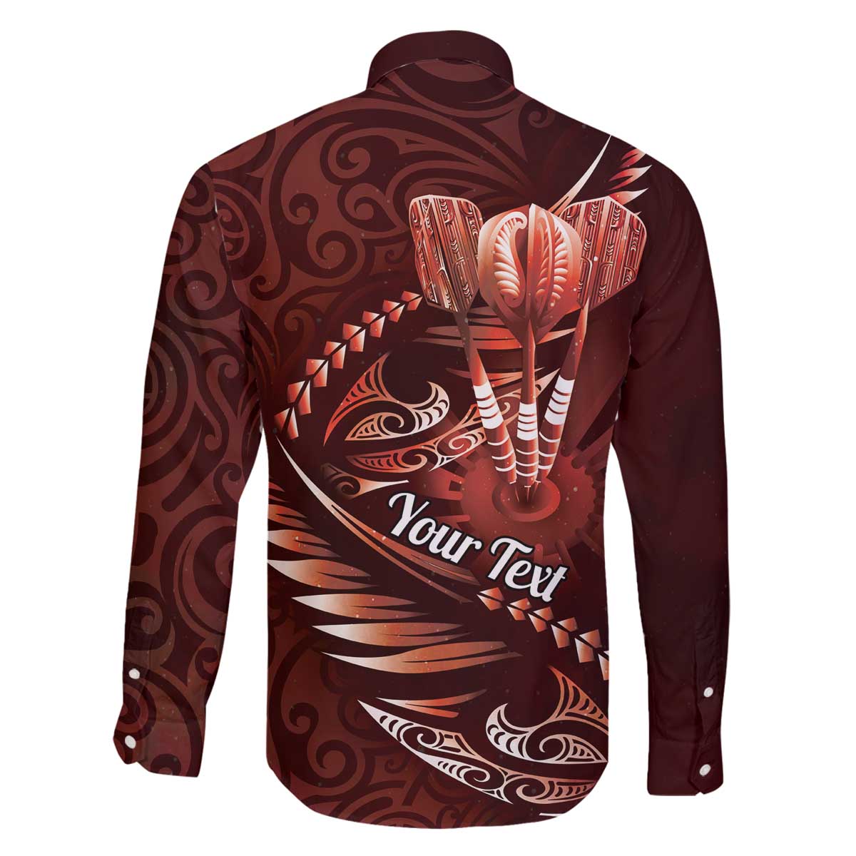 Personalised All Red New Zealand Darts Family Matching Off The Shoulder Long Sleeve Dress and Hawaiian Shirt Aoteroa Fern Maori Galaxy Style LT14 - Polynesian Pride